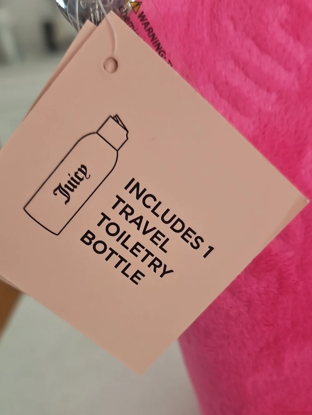 Juicy Couture Plush Pink Pouch